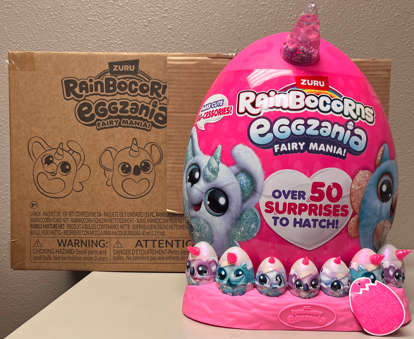 Eggzania Fairy Mania (Koala) 50+ Surprises, Collectible, Wearable, Endless Fun