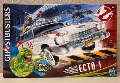 Ghostbusters Ecto-1 Toy Vehicle Ecto-Stretch Tech Slimer