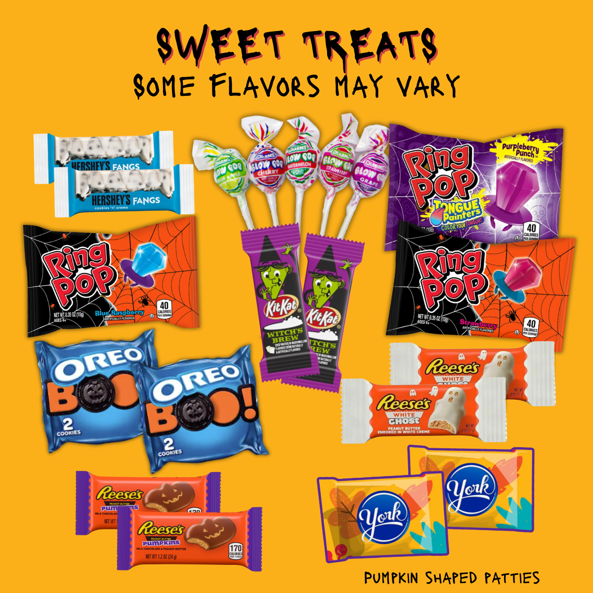 Halloween Candy Trick or Treat Bucket Pre-filled with Assorted Candy, Snacks & Toys for Kids, Grandkids, Students, Friends, Family - 40 Piece (Ghost)