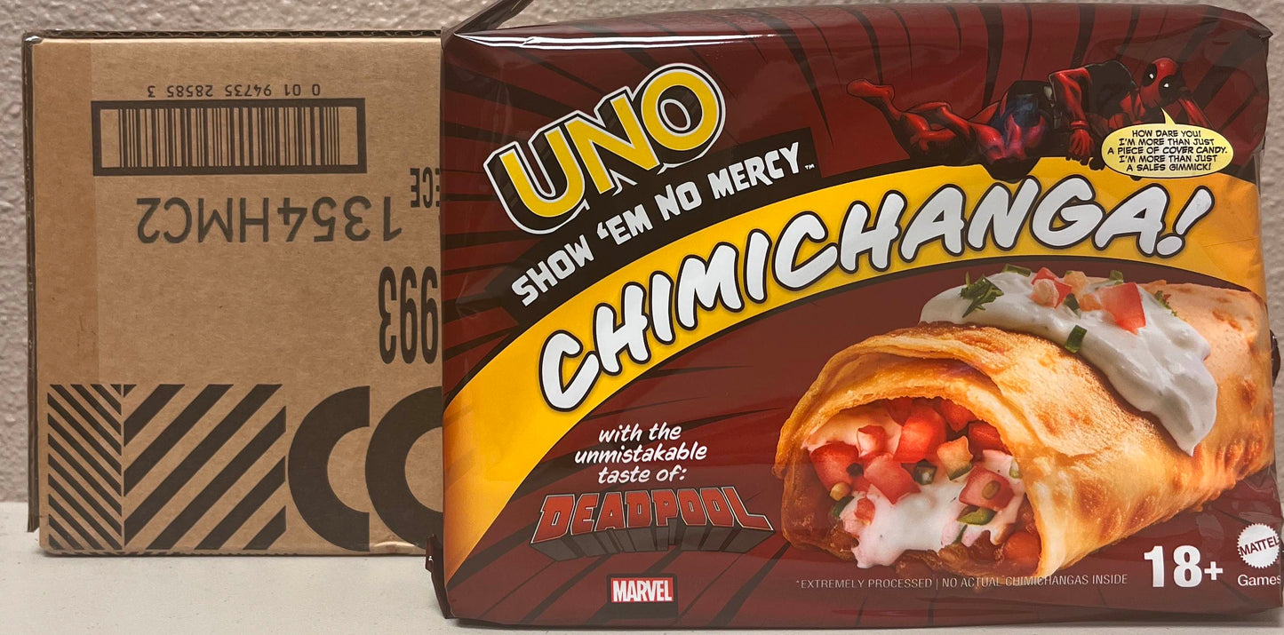 UNO No Mercy Marvel Deadpool Card Game